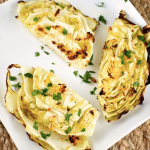 The proper way to make garlic roasted cabbage wedges