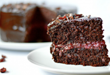 The proper way to make the black forest cake vegan protein shake