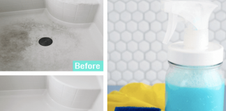 Use this 2 ingredients bathtub spray to easily clean your tub
