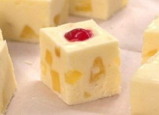 Pineapple Upside-Down Cake Fudge