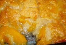 OLD TIME OVEN PEACH COBBLER