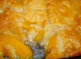OLD TIME OVEN PEACH COBBLER