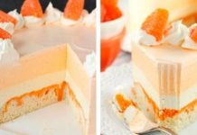 ORANGE CREAMSICLE ICE CREAM CAKE