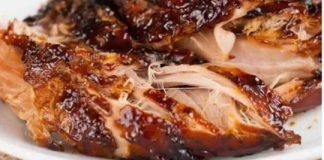 Crockpot Brown Sugar Balsamic Glazed Pork Tenderloin