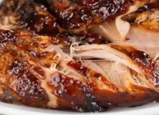 Crockpot Brown Sugar Balsamic Glazed Pork Tenderloin