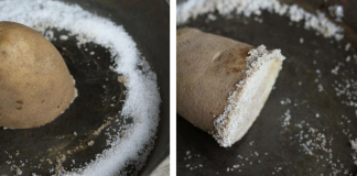 A potato and some salt can work wonders, here are 6 miraculous uses