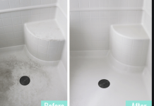 Try This Powerful Homemade Shower Cleaner & Soap Scum Remover.