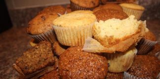 Bran muffins,cuppcino muffins and lemon poppyseed muffins