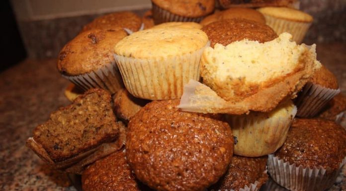 Bran muffins,cuppcino muffins and lemon poppyseed muffins