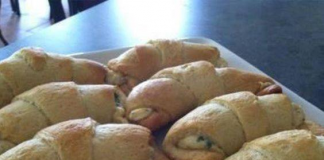 Roasted Garlic Chicken Puffs