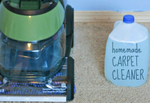 The proper way to make a DIY carpet cleaner
