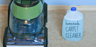The proper way to make a DIY carpet cleaner