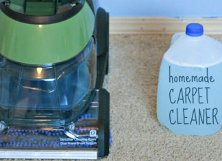 The proper way to make a DIY carpet cleaner