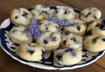 How to make mini baked blueberry donuts