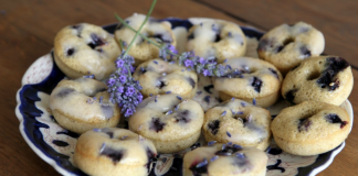 How to make mini baked blueberry donuts