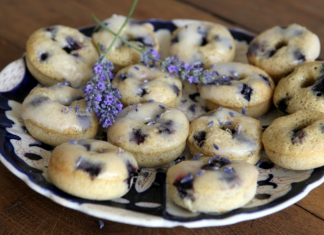How to make mini baked blueberry donuts