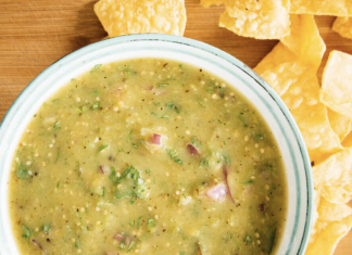 Make zingy green tomato salsa at home easily with