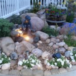 Make a fancy decorative rock letter at home