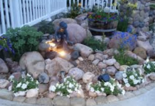 Make a fancy decorative rock letter at home