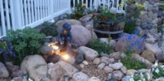 Make a fancy decorative rock letter at home