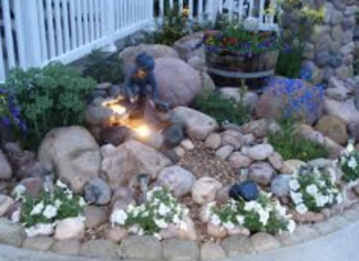 Make a fancy decorative rock letter at home