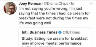 Can ice cream improve your mental performance?