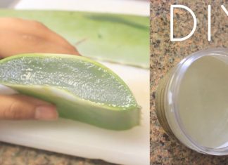 The proper way to make a homemade aloe vera gel and juice