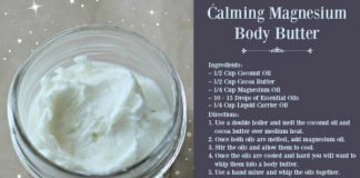 How to make Magnesium Body Butter Natural Calm Balm for Relaxation and Sleep