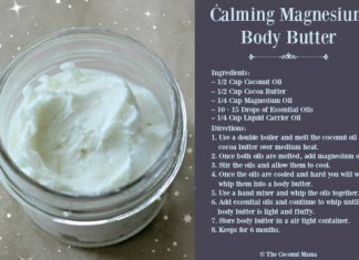 How to make Magnesium Body Butter Natural Calm Balm for Relaxation and Sleep