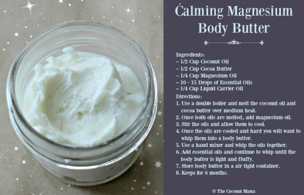 How to make Magnesium Body Butter Natural Calm Balm for Relaxation and Sleep
