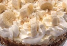 Banana Cream Cheesecake