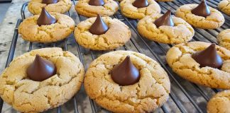Peanut Butter Hershey’s Kiss Cookies