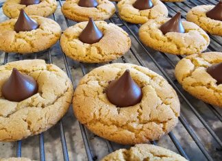 Peanut Butter Hershey’s Kiss Cookies