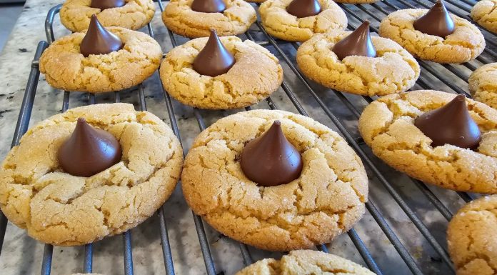 Peanut Butter Hershey’s Kiss Cookies