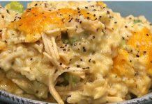 CREAMY CHICKEN & RICE CASSEROLE