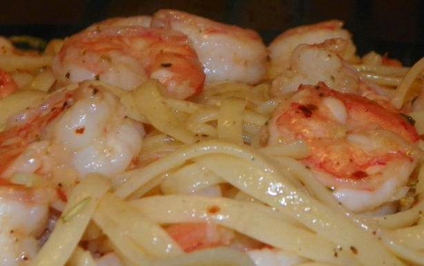 Garlic Shrimp Pasta