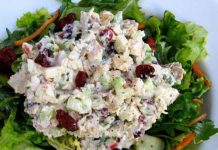 Chicken Salad with Apples and Cranberries