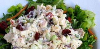 Chicken Salad with Apples and Cranberries