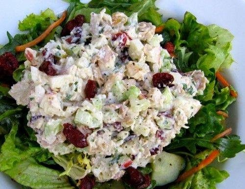 Chicken Salad with Apples and Cranberries