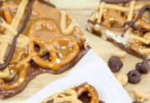 No Bake Caramel Pretzel Crack Bars!