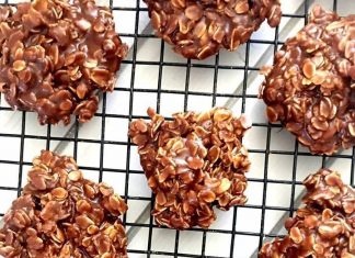 Chocolate Peanut Butter No Bake Cookies!