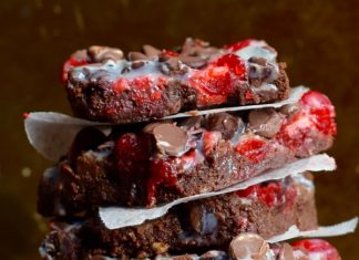CHOCOLATE COVERED CHERRY MAGIC BARS