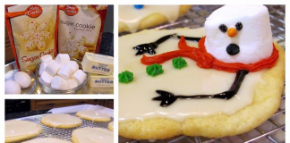 MELTED SNOWMAN COOKIES