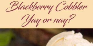 Black berry Cobbler with Brown Butter Topping