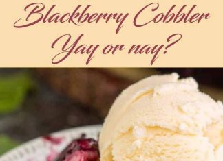 Black berry Cobbler with Brown Butter Topping