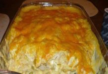 Sour Cream Chicken Enchilada Casserole
