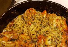 Garlic Shrimp Pasta