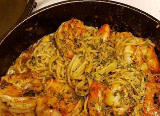 Garlic Shrimp Pasta