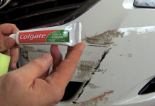 How to remove scratches from the car at home Using toothpaste