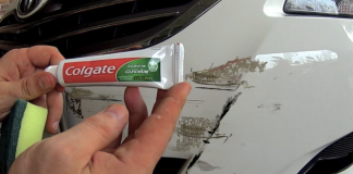 How to remove scratches from the car at home Using toothpaste
